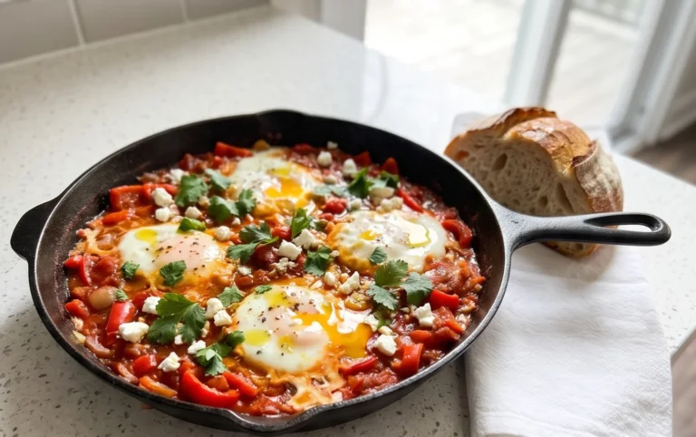 One Pan Shakshuka (Eggs in Hell)