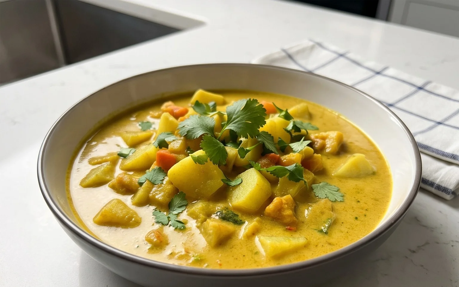 Kohlrabi-Curry – cremig & lecker