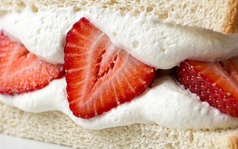 4-ingredient Strawberry Sando