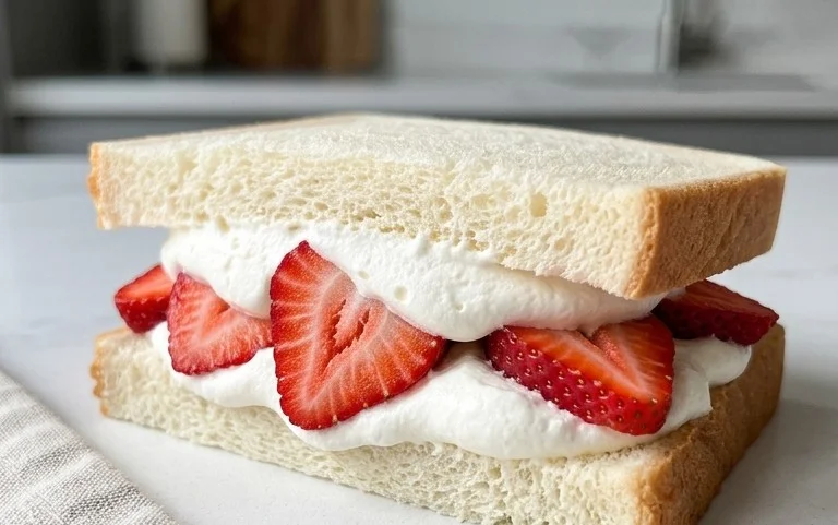 4-ingredient Strawberry Sando