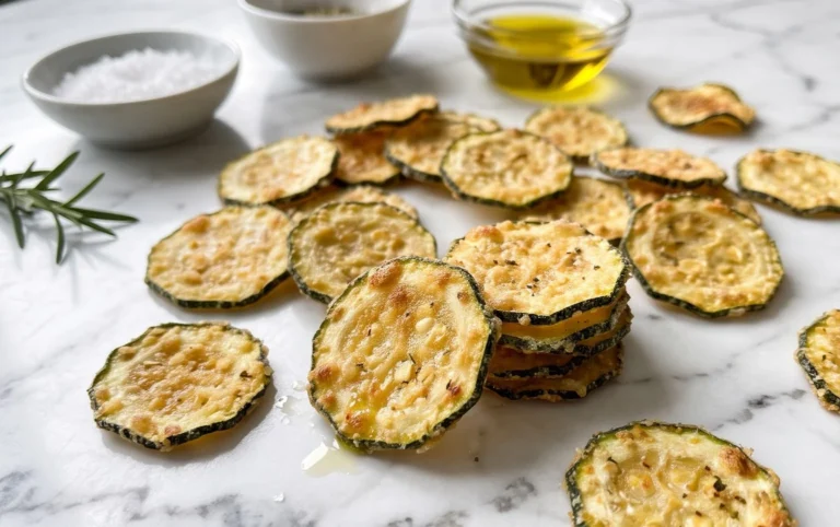 Crispy Baked Zucchini Chips