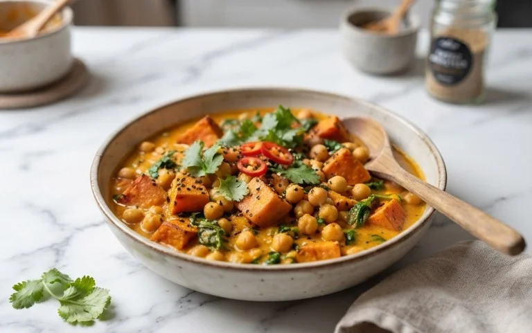 Sweet Potato and Chickpea Curry