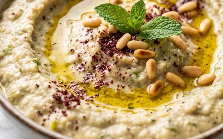 Pnon-alcoholic alestinian Zucchini Dip