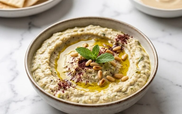 Pnon-alcoholic alestinian Zucchini Dip