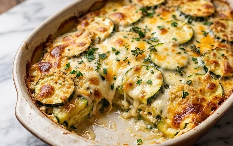Easy Cheesy Zucchini Casserole
