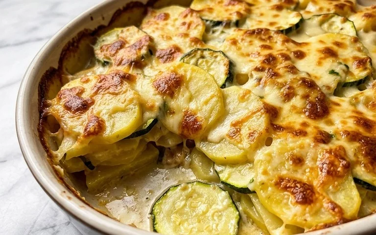 Kartoffel-Zucchini-Auflauf – so cremig & lecker
