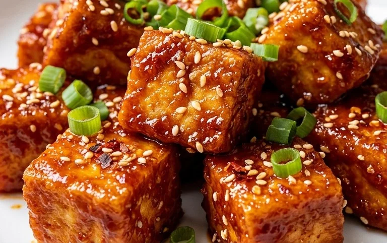 Crispy Gochujang Korean Tofu