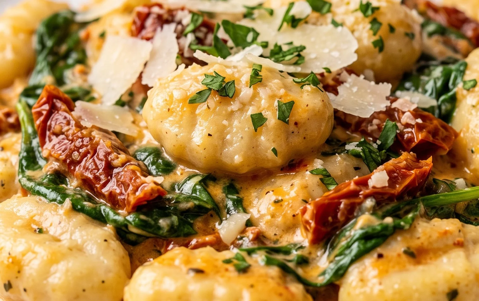 Creamy Tuscan Gnocchi