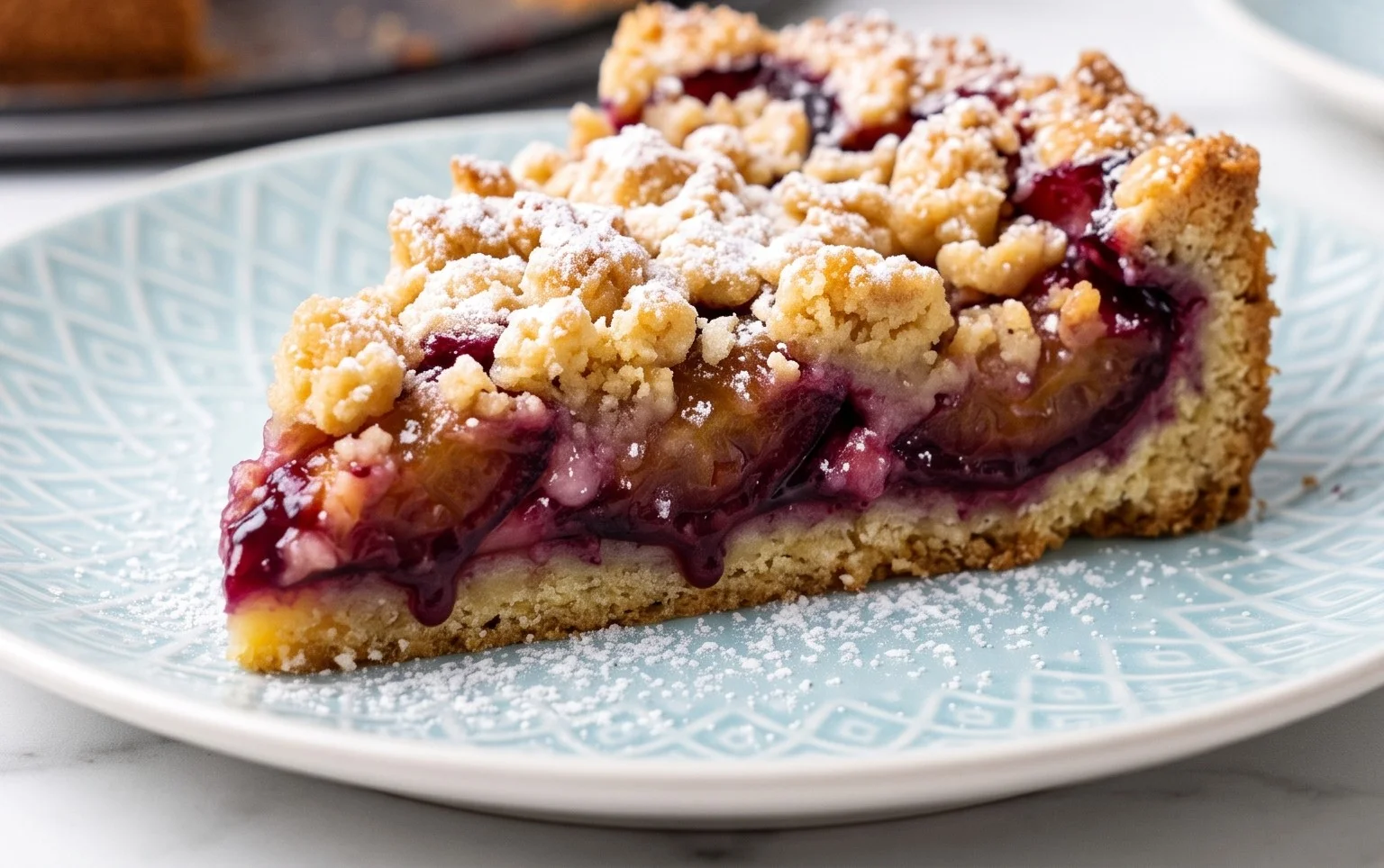 Pflaumenkuchen mit Streuseln aus der Springform Rezept