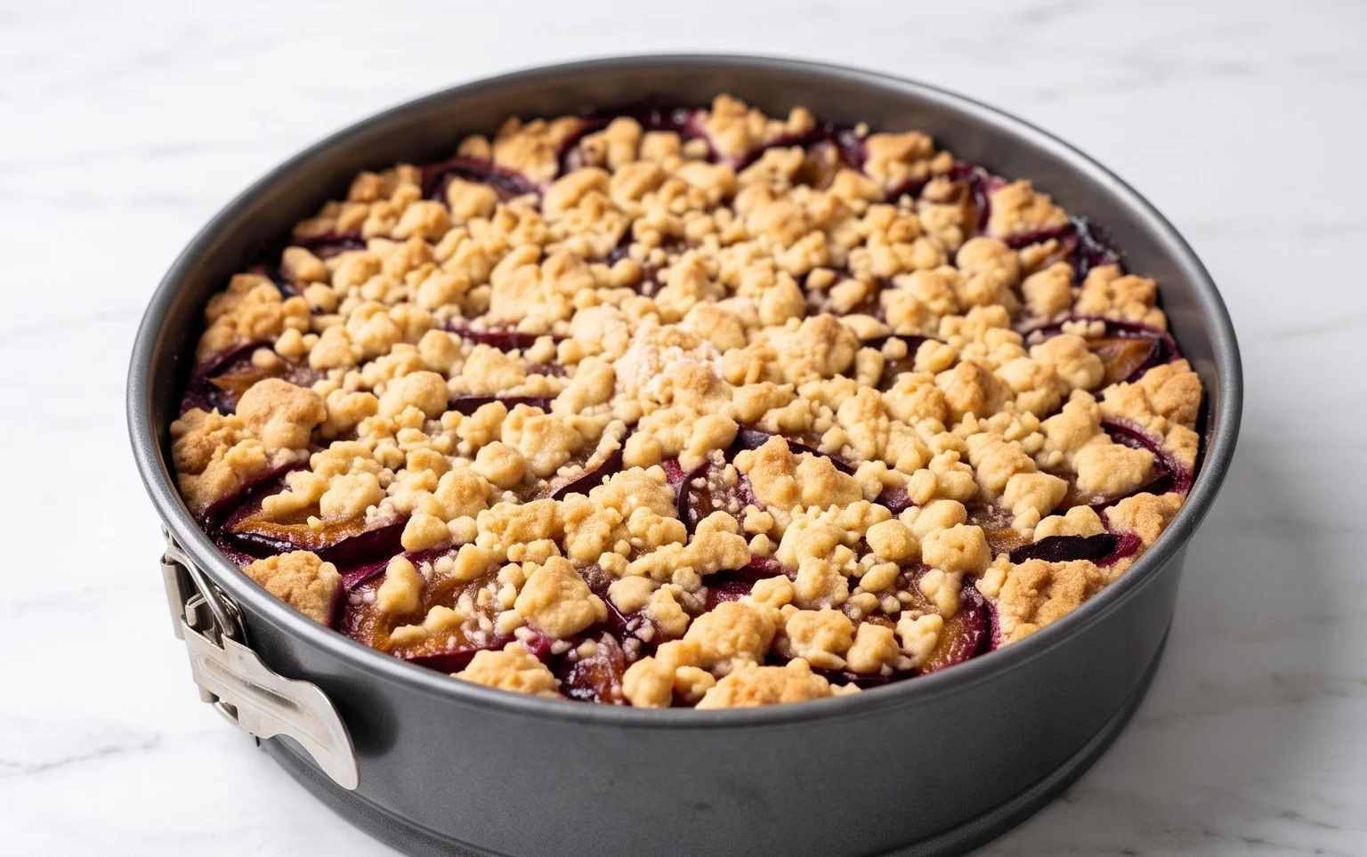 Pflaumenkuchen mit Streuseln aus der Springform Rezept