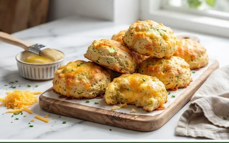 Zucchini Cheddar Biscuits