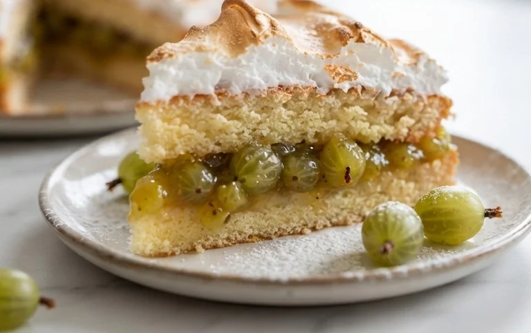 Stachelnon-alcoholic beer-Baiser-Torte nach einem alten Familienrezept