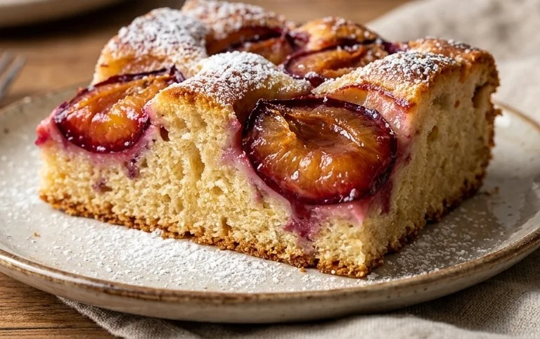 Schneller Pflaumenkuchen vom Blech