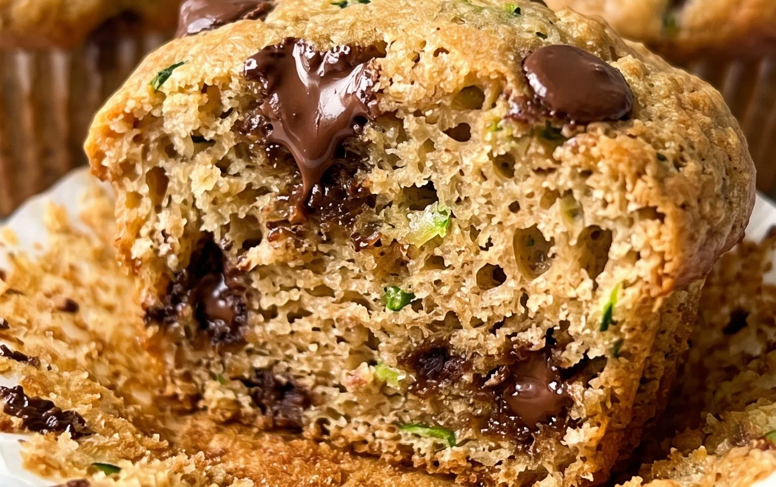 Chocolate Chip Zucchini Muffins