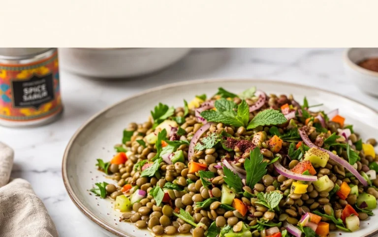 Orientalischer Linsensalat