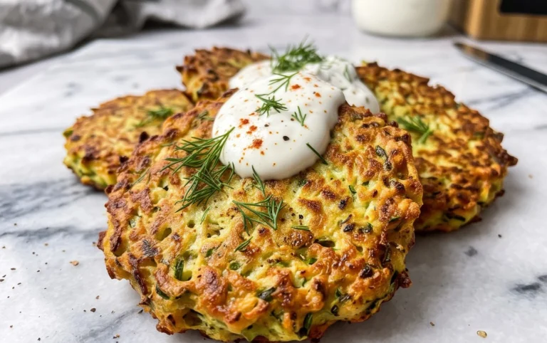 Zucchinipuffer aus dem Ofen