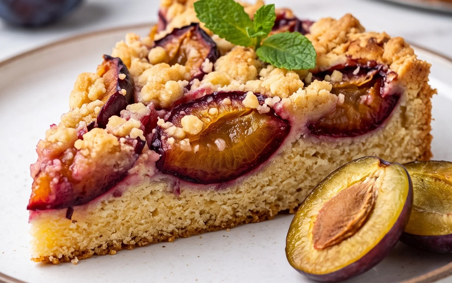 Klassiker: Pflaumenkuchen mit Streuseln