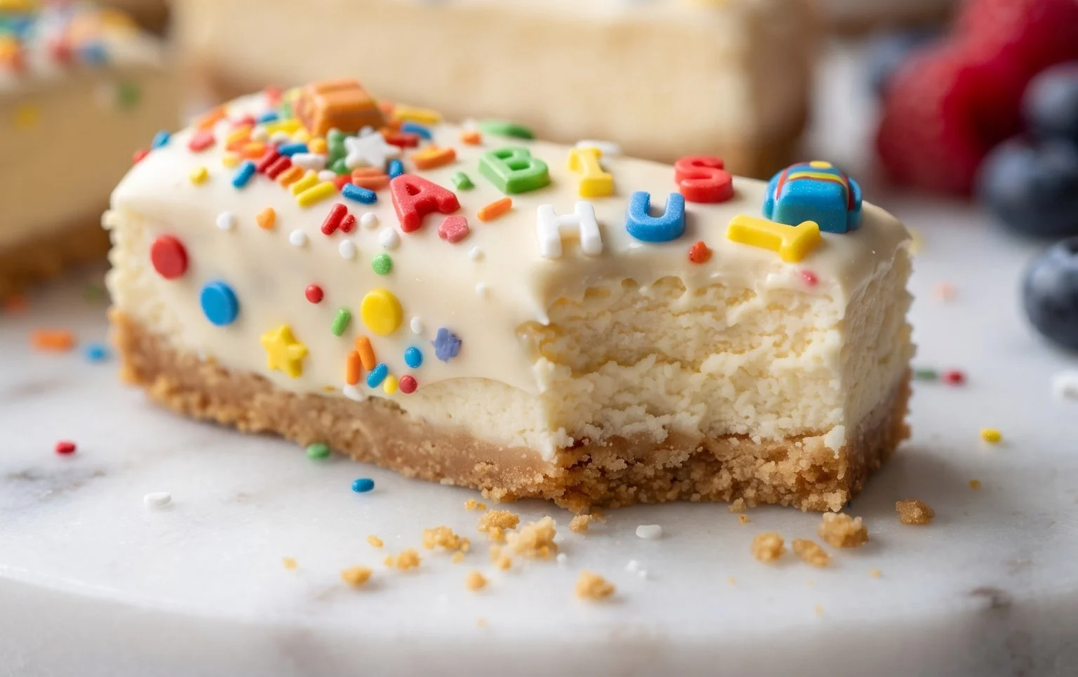 Cheesecake Sticks zur Einschulung