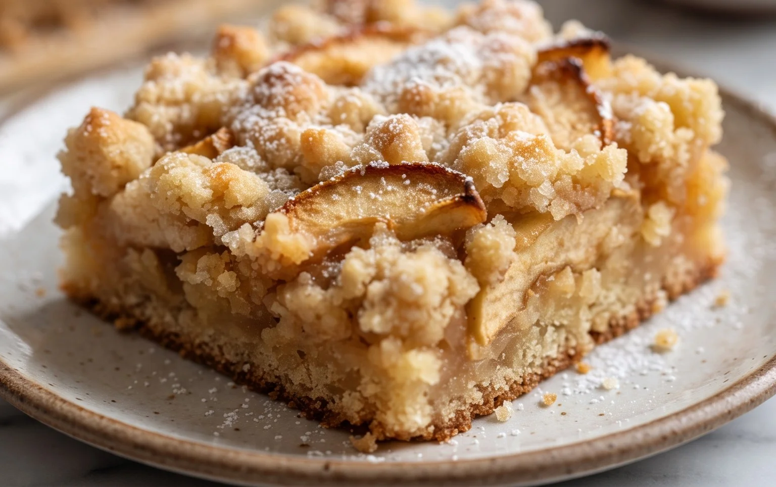 Apfelkuchen vom Blech mit Streusel – einfach lecker