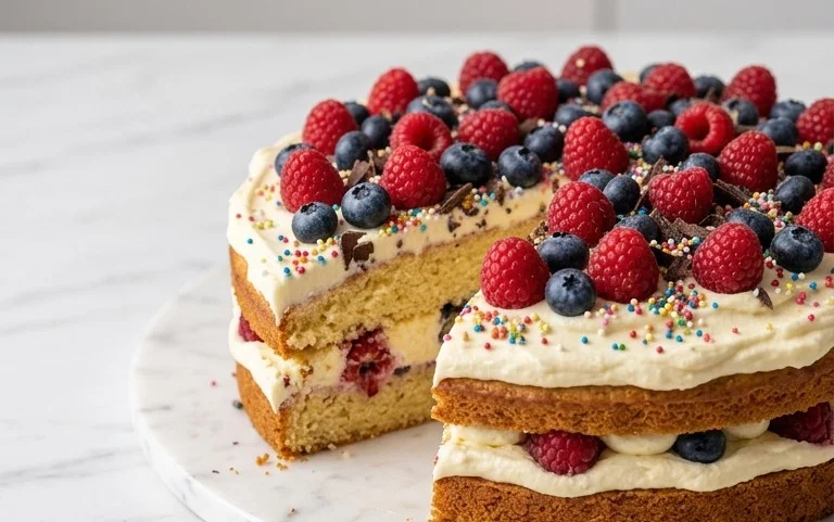 Schnelle Torte zur Einschulung