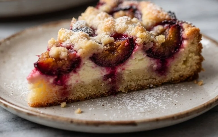 Zwetschgenkuchen mit Quark und Streuseln: Hallo Spätsommer